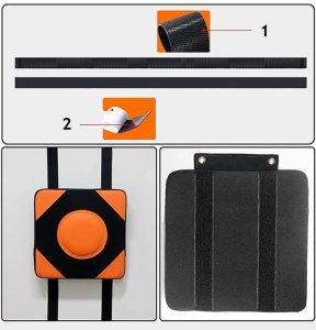 MATA BOKSERSKA NA ŚCIANĘ TRENINGOWA WOREK DO BOKSOWANIA ZESTAW 2 TARCZ 6