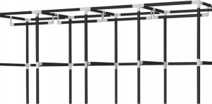 Szafa materiałowa tekstylna na ubrania składana duża XXL garderoba regał 7