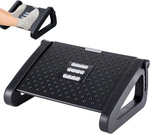 PODNÓŻEK BIUROWY Regulowany ERGONOMICZNY do stóp biurko z rolkami do masażu 11