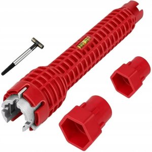 Verk KLUCZ HYDRAULICZNY UNIWERSALNY 8 w 1 DO RUR MONTAŻU BATERII ZLEWU UMYWALK 9