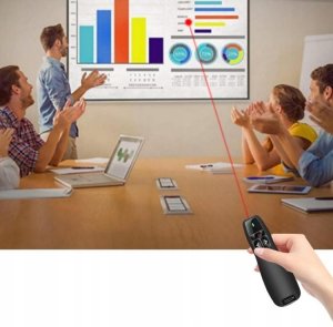 WSKAŹNIK LASEROWY URZĄDZENIE WSKAZUJĄCE PREZENTER PILOT USB 4