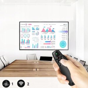 WSKAŹNIK LASEROWY URZĄDZENIE WSKAZUJĄCE PREZENTER PILOT USB 10