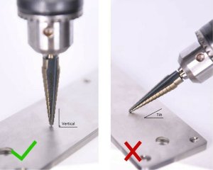 ZESTAW WIERTŁA STOPNIOWE HSS STOŻKOWE 5SZT METALU 8