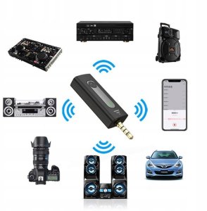 Mikrofon krawatowy bezprzewodowy jack 3,5mm 2szt 3