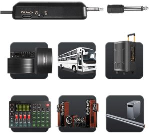 2x Mikrofon Bezprzewodowy Nagłowny UHF + odbiornik 2