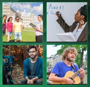 2x Mikrofon Bezprzewodowy Nagłowny UHF + odbiornik 7