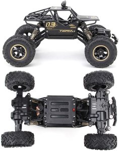 DUŻY SAMOCHÓD ZDALNIE STEROWANY AUTO RC METAL TERENOWY NAPĘD 4X4 1:16 PILOT 13