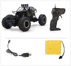 DUŻY SAMOCHÓD ZDALNIE STEROWANY AUTO RC METAL TERENOWY NAPĘD 4X4 1:16 PILOT 4