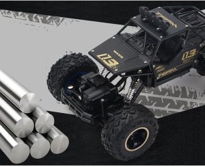 DUŻY SAMOCHÓD ZDALNIE STEROWANY AUTO RC METAL TERENOWY NAPĘD 4X4 1:16 PILOT 9