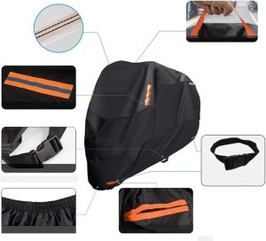 POKROWIEC NA MOTOCYKL rozmiar M 230x125x95 wodoodporny 2