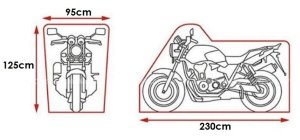 POKROWIEC NA MOTOCYKL rozmiar M 230x125x95 wodoodporny 5