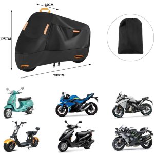POKROWIEC NA MOTOCYKL rozmiar M 230x125x95 wodoodporny 8