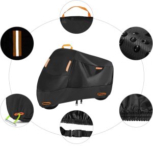 POKROWIEC NA MOTOCYKL rozmiar M 230x125x95 wodoodporny 9