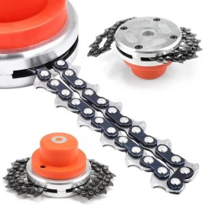 Głowica z łańcuchem do kosy spalinowej do drzew zarośli chwastów tarcza M10x1,25 11