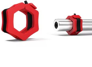 Gym Rage Zaciski Szczękowy na gryf sztangę 30 mm zaciski JAW LOCK zestaw 2 szt czerwone 5