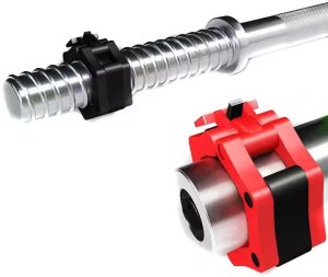 Gym Rage Zaciski Szczękowy na gryf sztangę 30 mm zaciski JAW LOCK zestaw 2 szt czerwone 6