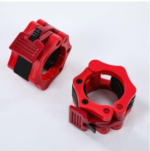 Gym Rage Zaciski Szczękowy na gryf sztangę 30 mm zaciski JAW LOCK zestaw 2 szt czerwone 8