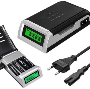 SZYBKA ŁADOWARKA DO AKUMULATORKÓW BATERII PALUSZKÓW AA i AAA AUTOMATYCZNA 12