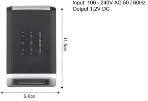 SZYBKA ŁADOWARKA DO AKUMULATORKÓW BATERII PALUSZKÓW AA i AAA AUTOMATYCZNA 9