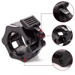 Gym Rage Zacisk Szczękowy na gryf sztangę 30 mm zaciski JAW LOCK zestaw 2 szt czarny 3