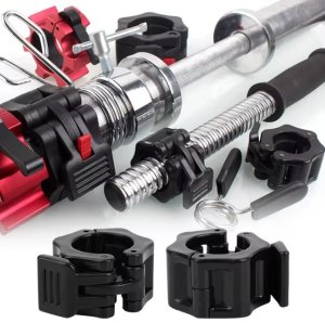 Gym Rage Zacisk Szczękowy na gryf sztangę 30 mm zaciski JAW LOCK zestaw 2 szt czarny 8