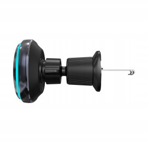 Uchwyt samochodowy Wozinsky WCT5-Q6S2Y z ładowarką indukcyjną Qi/MagSafe 15W na kratkę wentylacji z wentylatorem - czarny 2