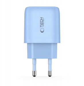 Ładowarka sieciowa Tech-Protect NCA20 USB-A, USB-C Network Charger PD 20W / QC3.0 Baby Blue 3