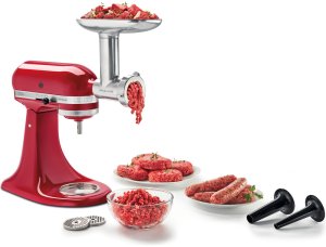 Kitchenaid 5KSMMGA Ganzmetall Fleischwolf 4