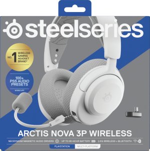 Słuchawki SteelSeries Arctis Nova 3P Białe (61687) 3