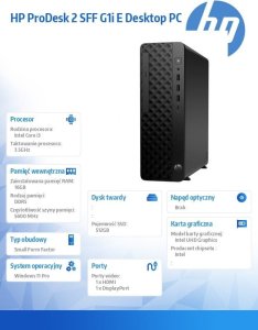 HP INC Komputer 2G1i SFF/i3-14100/16/512/W11P/3YOS 3