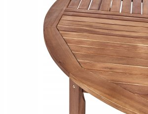 Zestaw ogrodowy dla 6 osób AGELLO Drewno akacjowe Brązowy 5