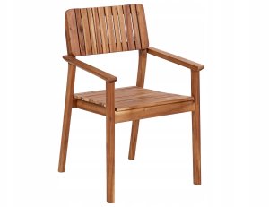 Zestaw ogrodowy dla 6 osób AGELLO Drewno akacjowe Brązowy 8