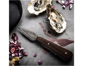 Oyster knife Laguiole Wenge Black Stonewash SET SdV 4