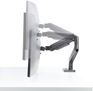 StarTech H1M1AG1-MONITOR-ARM uchwyt / stojak do monitorów 124,5 cm (49") Biurko Czarny 5