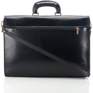 Ekskluzywna skórzana teczka męska aktówka N04-BL 5