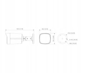 KAMERA IP IPC-HFW2449TL-S-LED-0360B-PRO WizSense WizColor - 4 Mpx 3.6 mm DAHUA 6