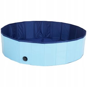BASEN OGRODOWY SKŁADANY DLA PSA 80X30CM NIEBIESKI MAXXPRO 9