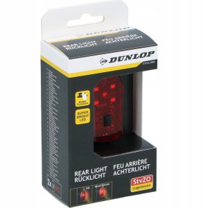LAMPKA ROWEROWA NA TYŁ 5 LED DUNLOP K-MARK 3