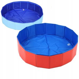 BASEN OGRODOWY SKŁADANY DLA PSA 80X30CM CZERWONY MAXPRO 13