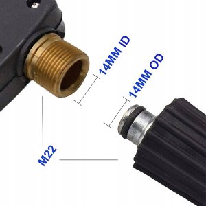 ZESTAW PISTOLET DO MYJKI CIŚNIENIOWEJ KARCHER 4350PSI 22MM 5X DYSZA 11