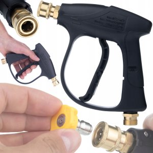 ZESTAW PISTOLET DO MYJKI CIŚNIENIOWEJ KARCHER 4350PSI 22MM 5X DYSZA 2