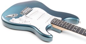 Zestaw: Gitara elektryczna GigKit Max niebieska + wzmacniacz akcesoria one size 9