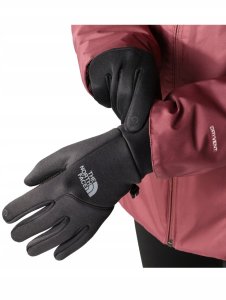 Damskie rękawice The North Face Etip Hardface Glove - tnf black htr rozmiar: s 2