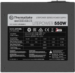 Zasilacz Thermaltake Litepower II Black 550W (PS-LTP-0550NPCNEU-2) 4