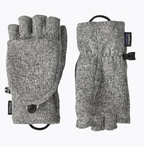 Rękawiczki polarowe Patagonia Better Sweater Gloves - birch white, rozmiar: S 2