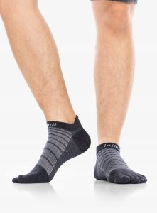 Skarpety merino Injinji Run Lightweight No-Show Wool - slate rozmiar: l 7