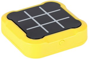 Kółko krzyżyk gra elektroniczna logiczna tic tac toe konsola przenośna żółta Kik Sp. z o. o. Sp. k. 3