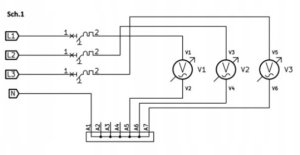 Modułowy wskaźnik napięcia DVM 3 Fazowy 5