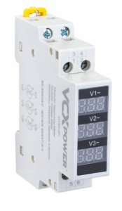 Modułowy wskaźnik napięcia DVM 3 Fazowy 6