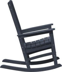 vidaXL vidaXL Krzesła bujane , 2 sztuki, granatowe, wymiary 70x92x107,5 cm, materiały: HDPE 5